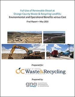 Full Use of Renewable Diesel at Orange County Waste & Recycling Landfills