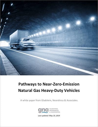 Pathways to Near-Zero-Emission Natural Gas Heavy-Duty Vehicles
